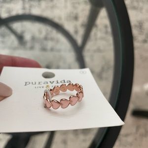 Pura Vida Heart Ring, Size 9